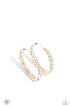 Load image into Gallery viewer, Paparazzi GLITZY By Association - Gold Hoop earrings