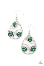 Load image into Gallery viewer, Paparazzi Send the BRIGHT Message - Green Earrings