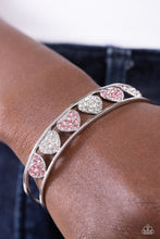 Load image into Gallery viewer, Decadent Devotion - Pink heart bracelet  Paparazzi Accessories