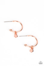 Load image into Gallery viewer, Modern Model - Copper Hoop Paparazzi Earrings