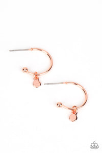 Modern Model - Copper Hoop Paparazzi Earrings