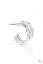 Load image into Gallery viewer, Paparazzi Horoscopic Helixes - White Baby Hoop earrings