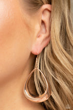 Load image into Gallery viewer, Subtle Solstice - Rose Gold earrings - Paparazzi Accessories