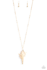 Sea CONCH - Gold Shell Necklace