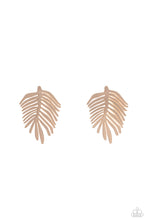 Load image into Gallery viewer, Paparazzi The FROND Row - Gold Earrings