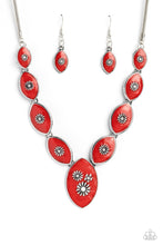 Load image into Gallery viewer, Paparazzi Pressed Flowers - Red Necklace