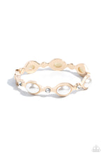 Load image into Gallery viewer, Paparazzi Are You Gonna Be My PEARL? - Gold Bracelet