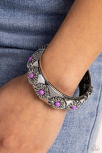 Load image into Gallery viewer, Paparazzi Taking FLORAL - Purple Bracelet