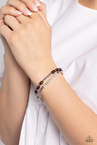 WOOD Luck - Brown bracelets - Paparazzi Accessories