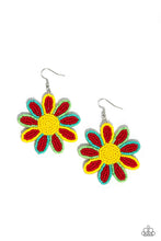 Load image into Gallery viewer, Paparazzi Decorated Daisies - Red Earrings