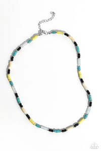 Oasis Outline - Black necklace   Paparazzi Accessories