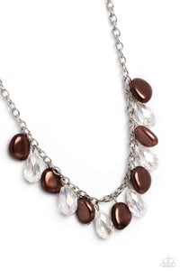 Paparazzi  Welcome to BALL Street - Brown Necklace