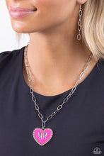 Load image into Gallery viewer, Romantic Gesture - Pink heart - Paparazzi Accessories