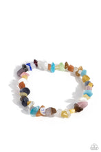 Load image into Gallery viewer, Paparazzi Chiseled Cameo - Multi Pebble bracelet