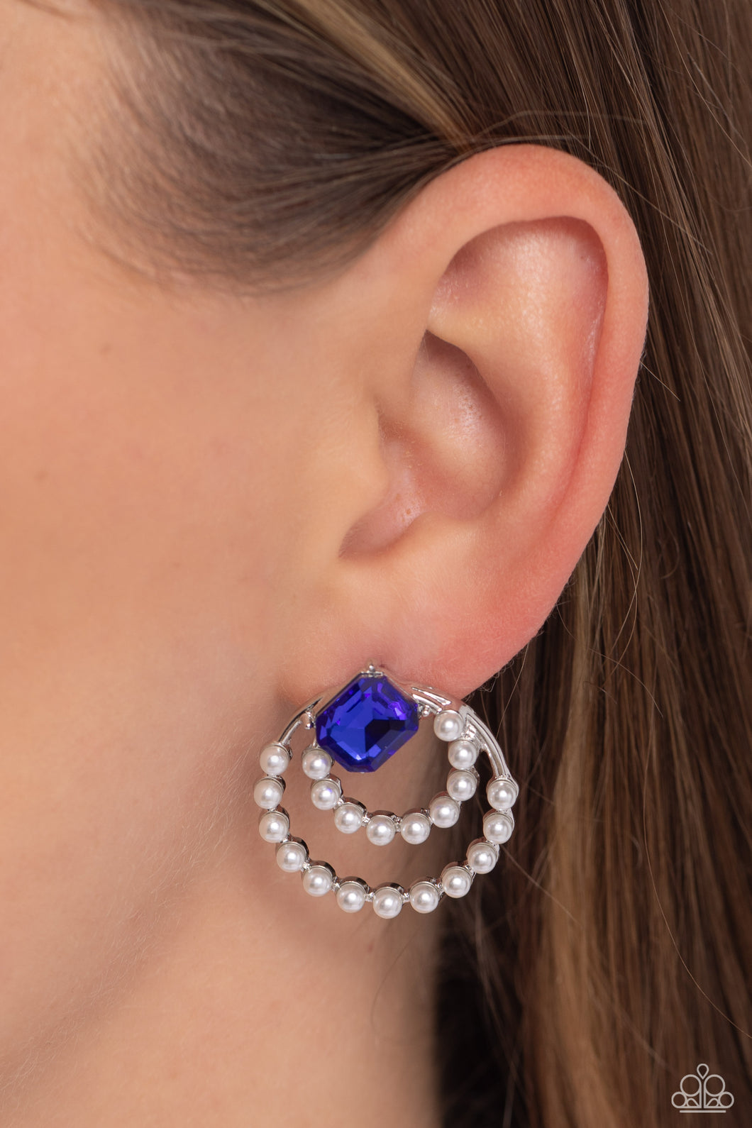 Double Standard - Blue Paparazzi Earring