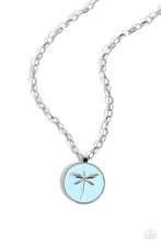 Load image into Gallery viewer, Paparazzi Decorative Dragonfly - Blue Necklace