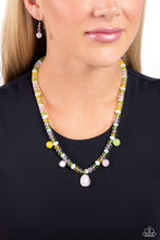 Load image into Gallery viewer, Colorfully California - White Paparazzi necklace