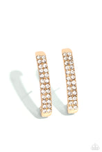 Load image into Gallery viewer, Paparazzi Sliding Series - Gold  Earrings