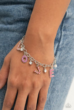 Load image into Gallery viewer, Lovestruck Leisure - Pink love bracelet  Paparazzi Accessories