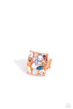 Load image into Gallery viewer, Bedazzled Backdrop - Copper Rings - Paparazzi Accessories