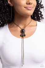 Load image into Gallery viewer, Seize the Serenity - Brass necklace  Paparazzi Accessories