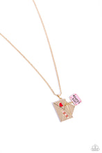 Load image into Gallery viewer, Love Coupon - Gold necklace -  Paparazzi Accessories