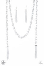 Load image into Gallery viewer, SCARFed for Attention - Silver - Paparazzi necklace - Sharon’s Southern Bling 