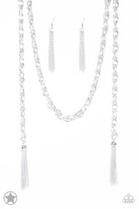SCARFed for Attention - Silver - Paparazzi necklace - Sharon’s Southern Bling 