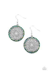 Bollywood Ballroom green Paparazzi Accessories Earrings - Sharon’s Southern Bling 