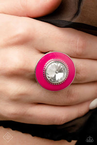 Ladylike Levity - Pink Paparazzi Ring